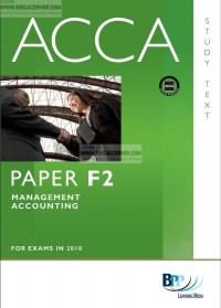 Image of Acca paper F2 : management accounting