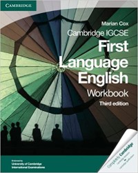 Image of Cambridge IGCSE First Language English Workbook