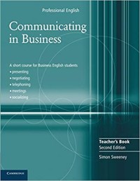 Image of Communicating in business : teachers book